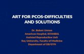 ART FOR PCOS-DIFFICULTIES AND SOLUTIONS Dr. Bulent Urman American Hospital, ISTANBUL Assisted Reproduction Unit Koç University, Faculty of Medicine Department.