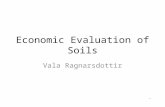 Economic Evaluation of Soils Vala Ragnarsdottir. All data from Stijn Reinhart, Wageningen The method: basic design Cost Benefit Analysis Define alternatives.