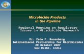 Microbicide Products in the Pipeline Regional Meeting on Regulatory Issues in Microbicide Research Dr. Zeda F. Rosenberg International Partnership for.