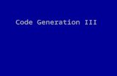 Code Generation III. PAs PA4 5.1 – 7.2 PA5 (bonus) 24.1 – 24.2 2.
