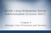 SUSE Linux Enterprise Server Administration (Course 3037) Chapter 6 Manage Linux Processes and Services.