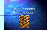 The Percent Proportion Let’s start with what you know: What is the definition of a ratio? A ratio is a comparison of 2 or more numbers. What is a proportion?