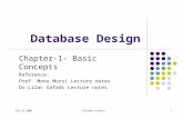 Feb 26,2008Fatimah Alakeel1 Database Design Chapter-1- Basic Concepts Reference: Prof. Mona Mursi Lecture notes Dr.Lilac Safadi Lecture notes.
