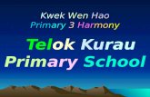 Kwek Wen Hao Primary 3 Harmony Telok Kurau Primary School.
