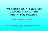 Properties of X- Ray Rich Gamma- Ray Bursts and X -Ray Flashes Valeria D’Alessio & Luigi Piro INAF: section of Rome, Italy XXXXth Moriond conference, Very.