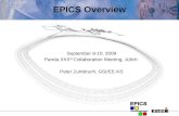 EPICS Overview September 8-10, 2009 Panda XXX th Collaboration Meeting, Jülich Peter Zumbruch, GSI/EE-KS.