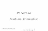 Panorama Practical introduction Katarína Dařílková darilkova@sccg.sk.