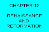 CHAPTER 12 RENAISSANCE AND REFORMATION. SECTION 1.