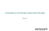 AVIONICS SYSTEMS AND SOFTWARE Part 2. AVIONICS SYSTEMS AND SOFTWARE Real time considerations in Avionics System / Software design Software functional.