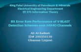 Ali Al-Saihati ID# 200350130 Ghassan Linjawi. OUTLINE Introduction. Theory of V-BLAST. Problem Definition. Simulation Results. Conclusion.