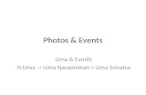 Photos & Events Uma & Family N.Uma -> Uma Narasimhan-> Uma Srivatsa.