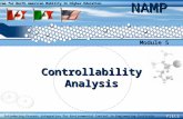 PIECENAMP Module 5 – Controllability Analysis 1 Program for North American Mobility In Higher Education NAMP Introducing Process integration for Environmental.