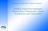 Fitting a Circle into a Square Space: Finding Alignment between Assessment Measures, State Guidelines and Outcomes.