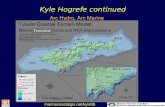Kyle Hogrefe continued Arc Hydro, Arc Marine marinecoastalgis.net/kyle08 Terrestrial.