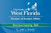 Restructuring SGA Dr. Tammy L. McGuckin Assistant VP / Dean of Students.