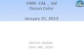 VIIRS CAL _ Val Ocean Color January 31, 2013 Stennis Update USM, NRL, SDSU.