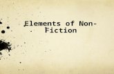 Elements of Non-Fiction. Titles Show the main idea of the text Gives a preview of what the reader is about to read Helps the reader make connections.
