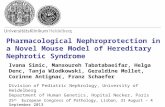 Pharmacological Nephroprotection in a Novel Mouse Model of Hereditary Nephrotic Syndrome Ivana Simic, Mansoureh Tabatabaeifar, Helga Denc, Tanja Wlodkowski,