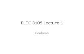 ELEC 3105 Lecture 1 Coulomb. 4. Electrostatics Applied EM by Ulaby, Michielssen and Ravaioli.