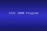 1 SIAC 2000 Program. 2 SIAC 2000 at a Glance AMLunchPMDinner SunCondor MonNOWHPCGlobusClusters TuePVMMPIClustersHPVM WedCondorHPVM.