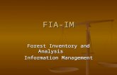 FIA-IM Forest Inventory and Analysis Information Management.