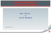 Law Department and Procurement Dan Ciraco & Sarah Maywood  September 2011 0.