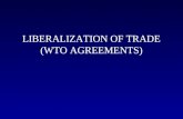LIBERALIZATION OF TRADE (WTO AGREEMENTS). CONTENTS 1- Introduction 2- WTO agreement 3- Trade in services (GATS) 4- Dispute settlement 5- Review of maritime.