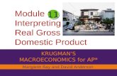 Module Interpreting Real Gross Domestic Product KRUGMAN'S MACROECONOMICS for AP* 11 Margaret Ray and David Anderson.