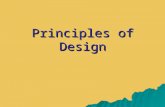 Principles of Design. PROPORTION  Size relationships found within an object or design  Commonly we think of ratios  Certain proportions create a more.