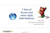 Www.synerzip.com Webinar Series 2015 7 Sins of Scrum and other Agile Anti-Patterns Todd Little VP Product Development September 2015  Webinar.