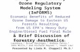 Integrated Forestry Ozone Regulatory Modeling System (InFORMS) Economic Benefits of Reduced Ozone Damage to Eastern US Forests Resulting from US EPA’s.