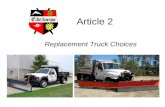 Article 2 Replacement Truck Choices. VDOE Vehicles VehicleYearMiles Condition2014 Repairs Grader 2014
