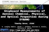 DYNAMO Webinar Series Dynamics of the Madden-Julian Oscillation Field Campaign Climate Variability & Predictability.