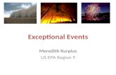 Exceptional Events Meredith Kurpius US EPA Region 9.