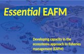 Essential EAFM Developing capacity in the ecosystems approach to fisheries management (EAFM)