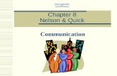Chapter 8 Nelson & Quick Communication. Communication - the evoking of a shared or common meaning in another person Interpersonal Communication - communication.