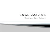 Teacher: Gary Betney.  This course is intended and designed for students with IELTS equivalence of 5.5-6.0.  Covers reading, speaking, listening and.