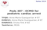 Dallas 2015 TFQO: Anne-Marie Guerguerian # 97 EVREV1: Anne-Marie Guerguerian # 97 EVEREV2: Ericka Fink # 83 Taskforce: PEDS Peds 407 : ECMO for pediatric.
