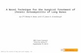 A Novel Technique for the Surgical Treatment of Chronic Osteomyelitis of Long Bones by CPT Betsey K. Bean, and LTC Jason A. Grassbaugh JBJS Case Connect.