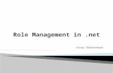 Vinay Dhareshwar.  Introduction  Membership Service  Login Controls  Role Management Service 2.