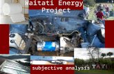 Waitati Energy Project a subjective analysis. First sparks…