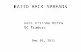 RATIO BACK SPREADS Hare Krishna Mitra OC Traders Dec 03, 2011.