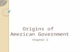 Origins of American Government Chapter 2. How does the Constitution reflect the times in which it was written?
