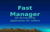 Fast Manager An Accounting application for sellers.