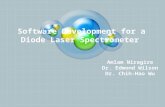 Software Development for a Diode Laser Spectrometer Amlam Niragire Dr. Edmond Wilson Dr. Chih-Hao Wu.