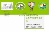 Academy Conversion Consultation 30 th April 2014 Shardlow Sawley Dovedale Sawley Primary Junior School Primary Infant & Nursery.