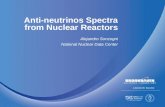 Anti-neutrinos Spectra from Nuclear Reactors Alejandro Sonzogni National Nuclear Data Center.