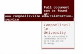 Campbellsville University Service-Learning & Community Service Data Collection Strategy  Full document can be.