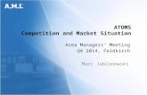 ATOMS Competition and Market Situation Marc Jablonowski Area Managers‘ Meeting Q4 2014, Feldkirch.
