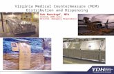 Virginia Medical Countermeasure (MCM) Distribution and Dispensing Bob Mauskapf, MPA Colonel, USMC (ret) Director, Emergency Preparedness.
